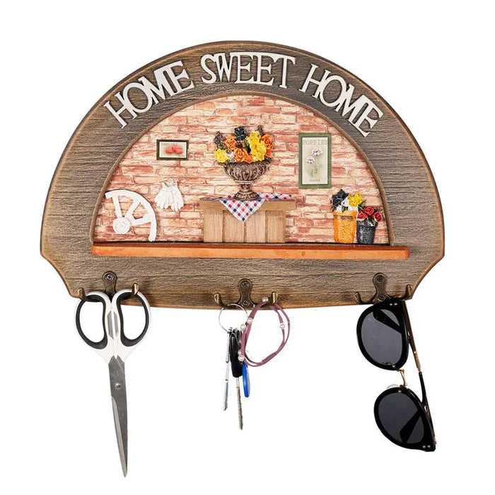 Sweet Home Wall Mounted Key Holder