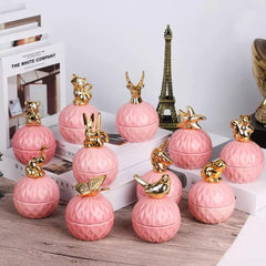 Deer Head Candy Storage Decor