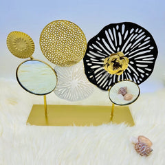 Metal Mirror Panel Decor