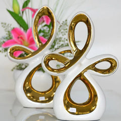 Ceramic White Decor Statue