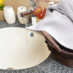 Floral Design Bathroom Set (4 Pcs)