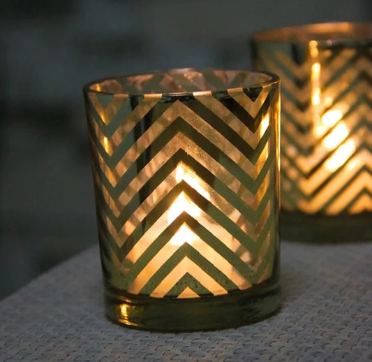 Glass LED Candles (Set of 3)