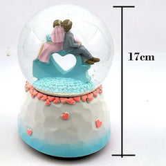 Snow Globe Couple On Love