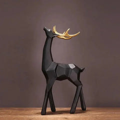 Pair of Rudolph Rein Deer Sculpture