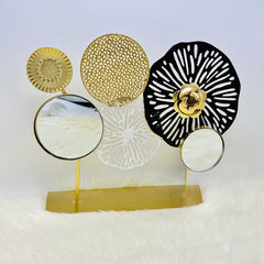 Metal Mirror Panel Decor