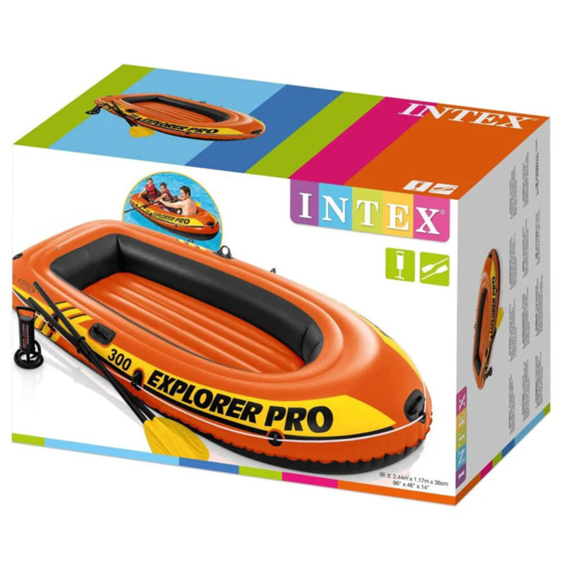 Intex Explorer 300 Inflatable Boat for 3 Persons