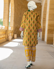 MUSTARD LAWN 2PC STITCHED