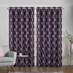 Orchid Printed Curtains