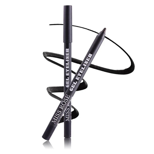 MISS ROSE Waterproof Make Up Eye Liner Pencil - Black