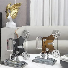 Film Projector Crystal Decor Figurine