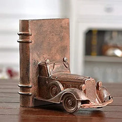 Retro Nostalgic Resin Classic Car Shape Bookends