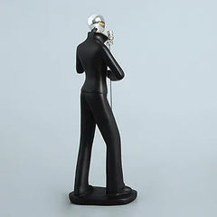 Lighting Fashion Resin Art Singing Man Figure Home (1 Pc)