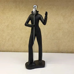 Lighting Fashion Resin Art Singing Man Figure Home (1 Pc)