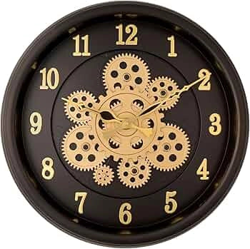 Umi Moving Gear Wall Clock For Living Room