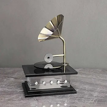 Retro Classic Style Phonograph Sculpture