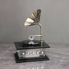 Retro Classic Style Phonograph Sculpture