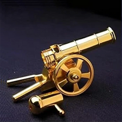 Metal Mini Cannon Ornament