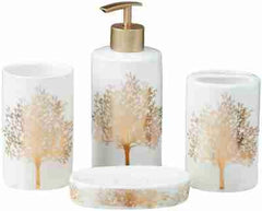 Ceramic Bathroom Accessories (Set Of 4)