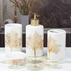 Ceramic Bathroom Accessories (Set Of 4)