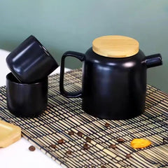 Chinese Ceramic Tea Set (6 Pcs)