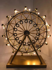 Golden Ferris Wheel Ornament