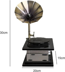 Retro Classic Style Phonograph Sculpture