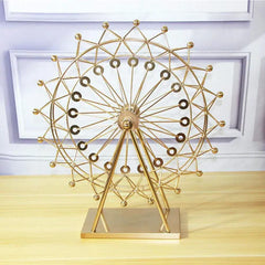 Golden Ferris Wheel Ornament