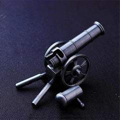 Metal Mini Cannon Ornament