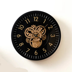 Vintage Moving Gear Wall Clock
