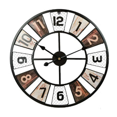 Iron Art American Living Room Clock