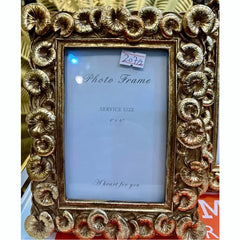 Exclusive Resin Gold Picture Frame (2 Pcs)