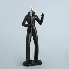 Lighting Fashion Resin Art Singing Man Figure Home (1 Pc)