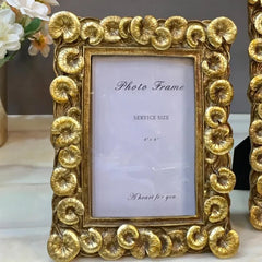 Exclusive Resin Gold Picture Frame (2 Pcs)