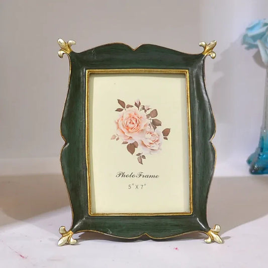 Ceramic Golden Photo Picture Frame