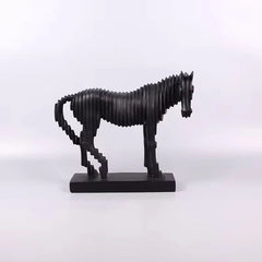 Modern Resin Horse Sculpture/Ornament