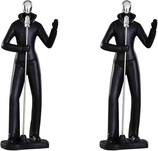 Lighting Fashion Resin Art Singing Man Figure Home (1 Pc)