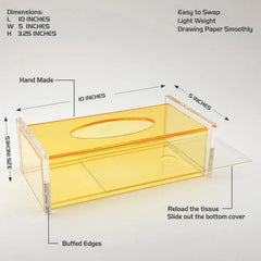 Elegant Clear Acrylic Tissue Box