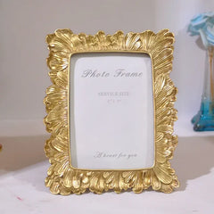 Resin Gold Photo Frame (2 Pcs)