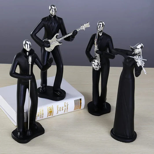 Lighting Fashion Resin Art Singing Man Figure Home (1 Pc)