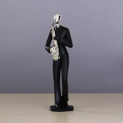 WINOMO Musician Saxophone Player Statue