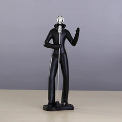 Lighting Fashion Resin Art Singing Man Figure Home (1 Pc)