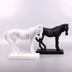 Modern Resin Horse Sculpture/Ornament