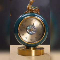 Elegant Mother Of Pearl Dial Table Clock