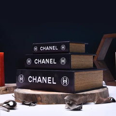 Premium Quality Chanel Book Decor (Set Of 3)