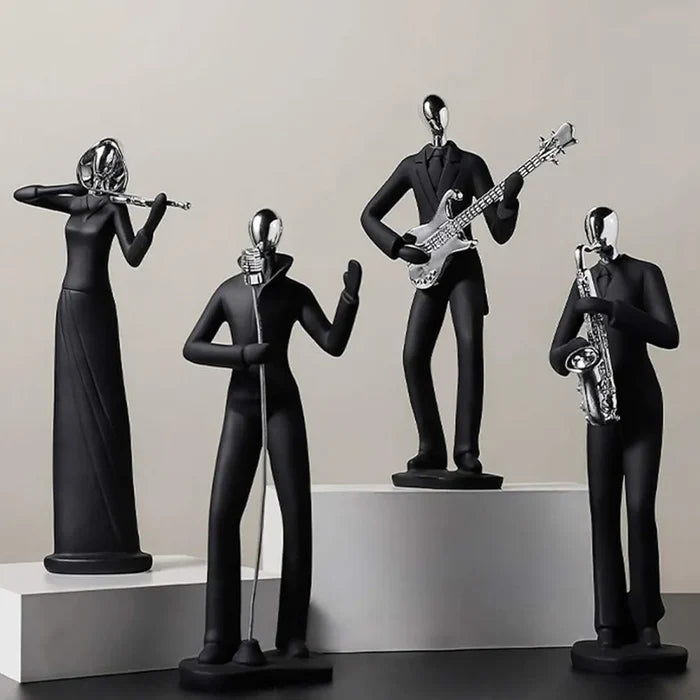 WINOMO Musician Saxophone Player Statue