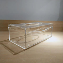 Elegant Clear Acrylic Tissue Box