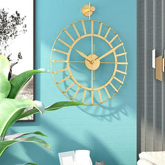 Round Wall Clock Without Numbers