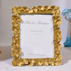 Resin Gold Photo Frame (2 Pcs)