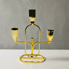 Shiny Gold Candle Stand