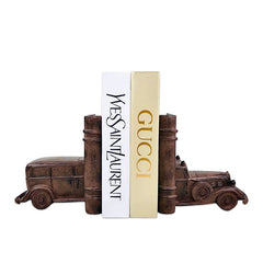 Retro Nostalgic Resin Classic Car Shape Bookends